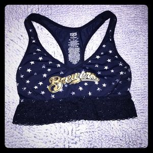 Victoria Secret PINK MLB Brewers Sports Bra!